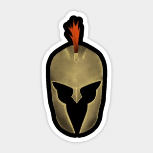 Greek helmet Sticker